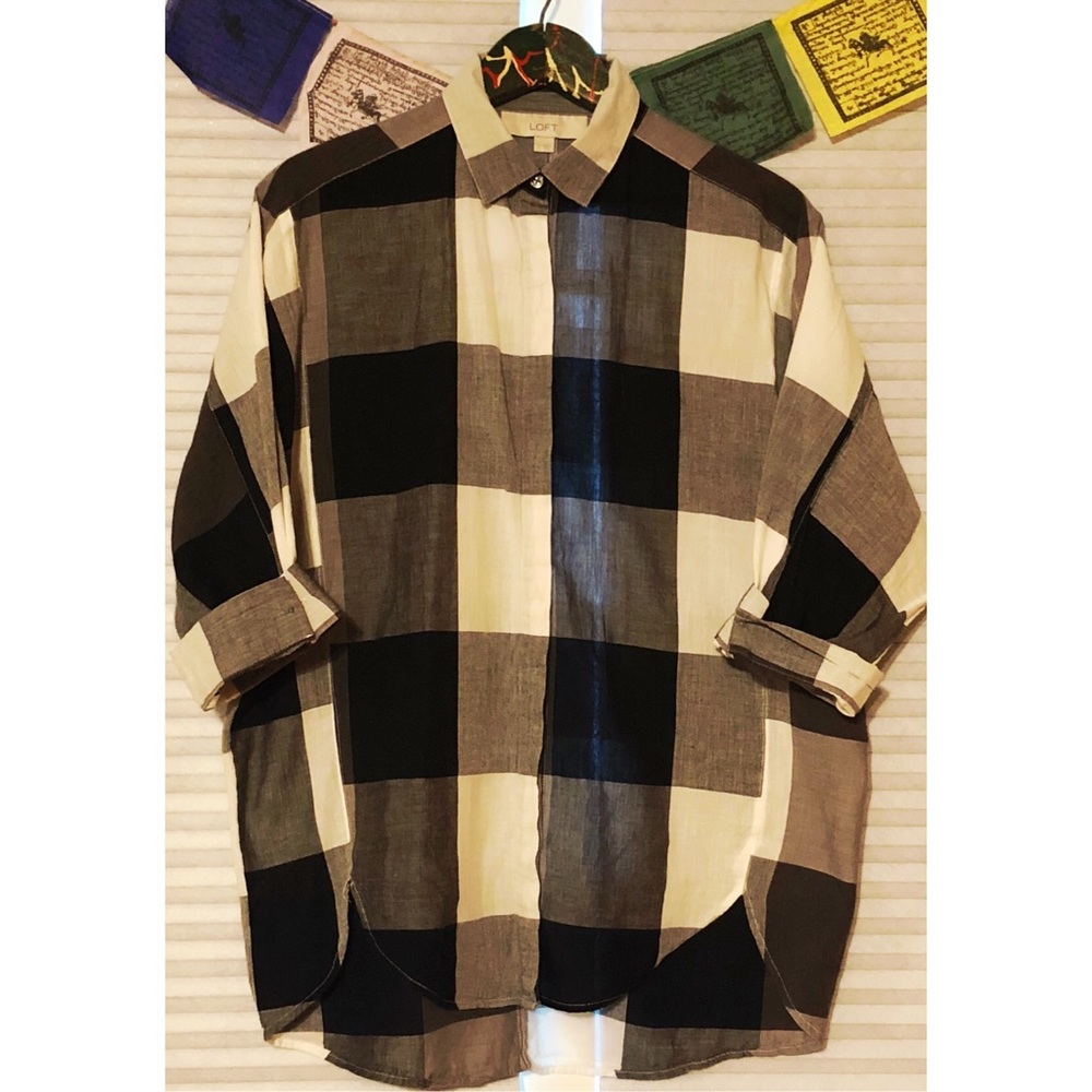 🔳🔲 NWOT Loft oversized boxy top